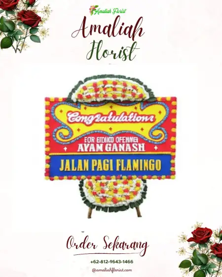 Sewa Papan Bunga Taratak Padang Kampuang